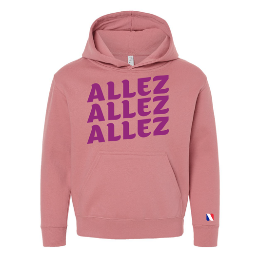 ALLEZ - YOUTH FLEECE HOODIE SWEATSHIRT