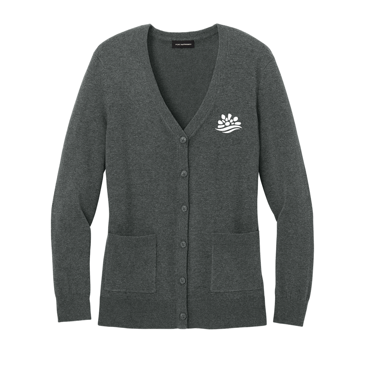 Brightwater Health Women's Easy Care Button-Up Cardigan Sweater