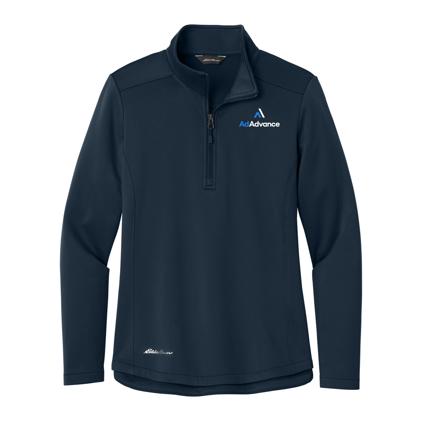 Ad Advance Eddie Bauer Ladies Smooth Mid Layer Fleece 1/2-Zip