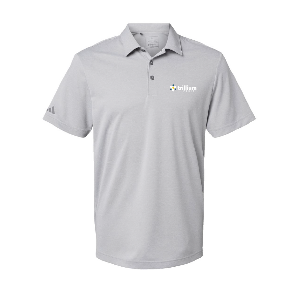 Trillium Works Adidas Heathered Polo