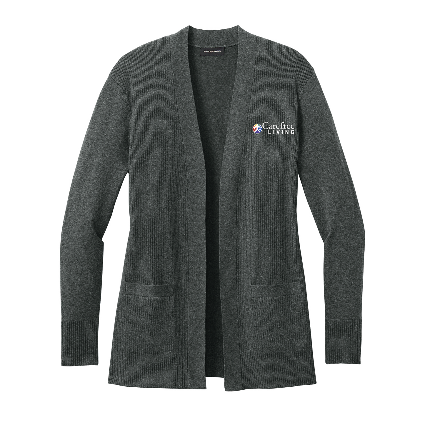 Carefree Living Women's Open Front Cardigan Sweater