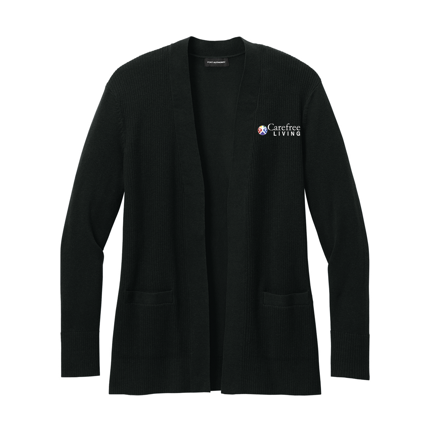 Carefree Living Women's Open Front Cardigan Sweater