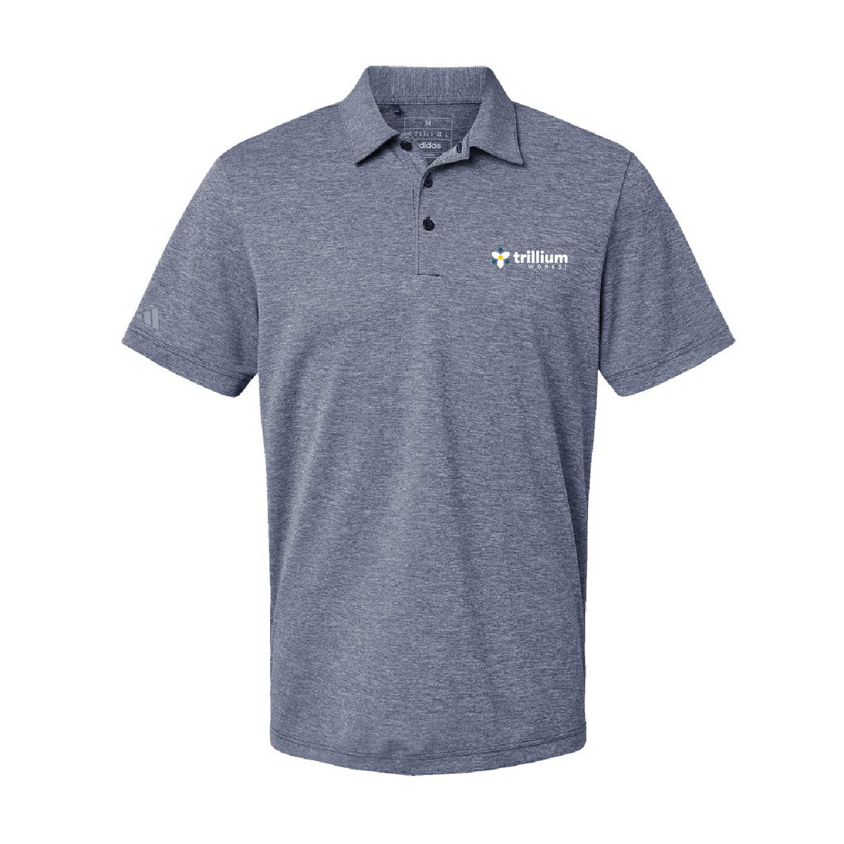 Trillium Works Adidas Heathered Polo