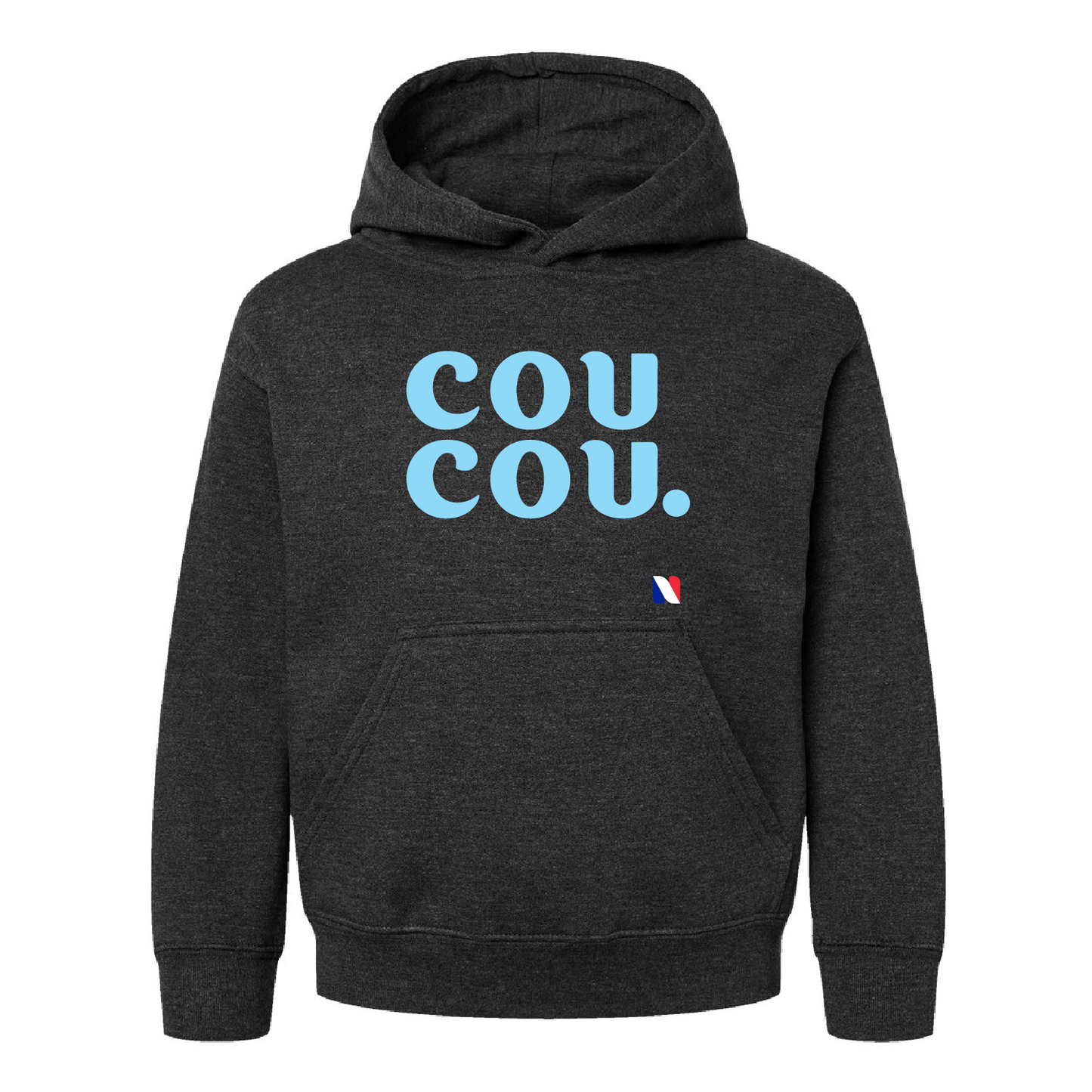 COUCOU – YOUTH FLEECE HOODIE SWEATSHIRT