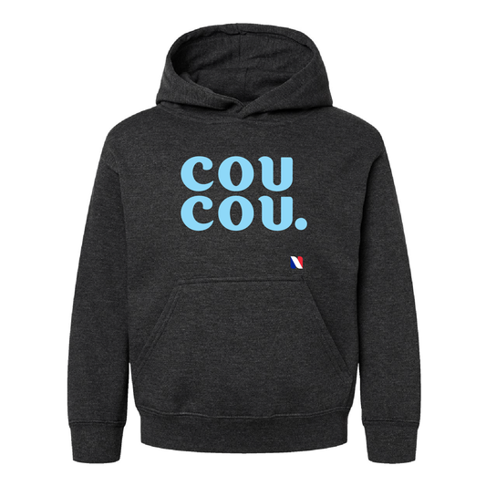 COUCOU – YOUTH FLEECE HOODIE SWEATSHIRT