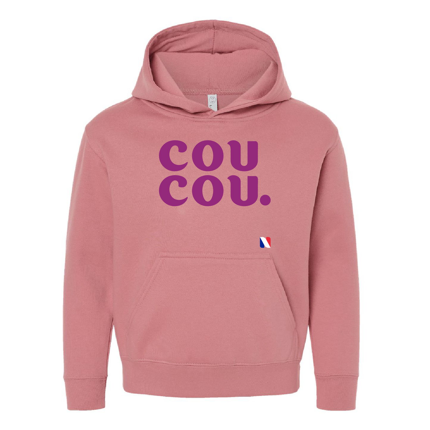 COUCOU – YOUTH FLEECE HOODIE SWEATSHIRT