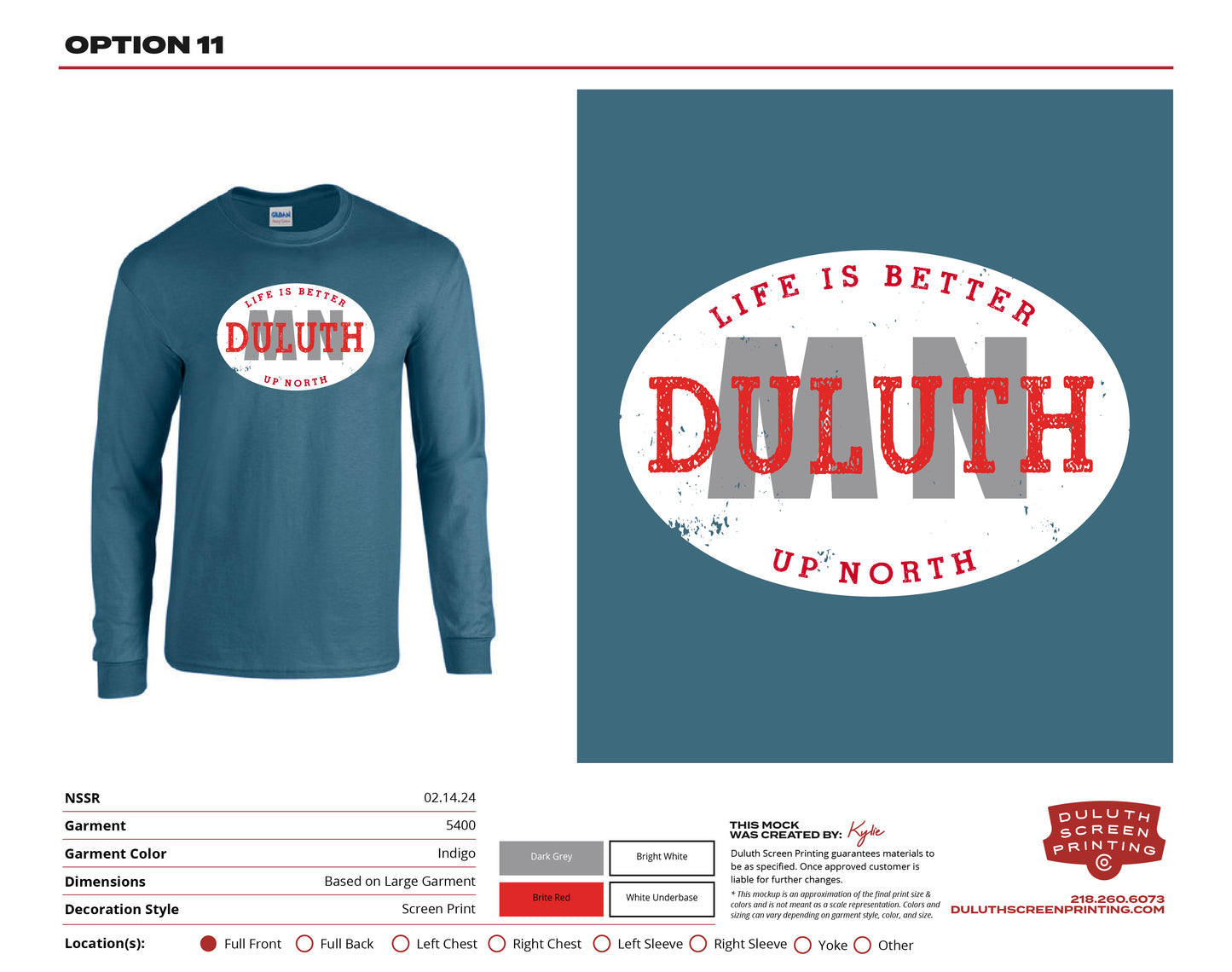 MN Duluth Heavy Blend Long Sleeve T-shirts