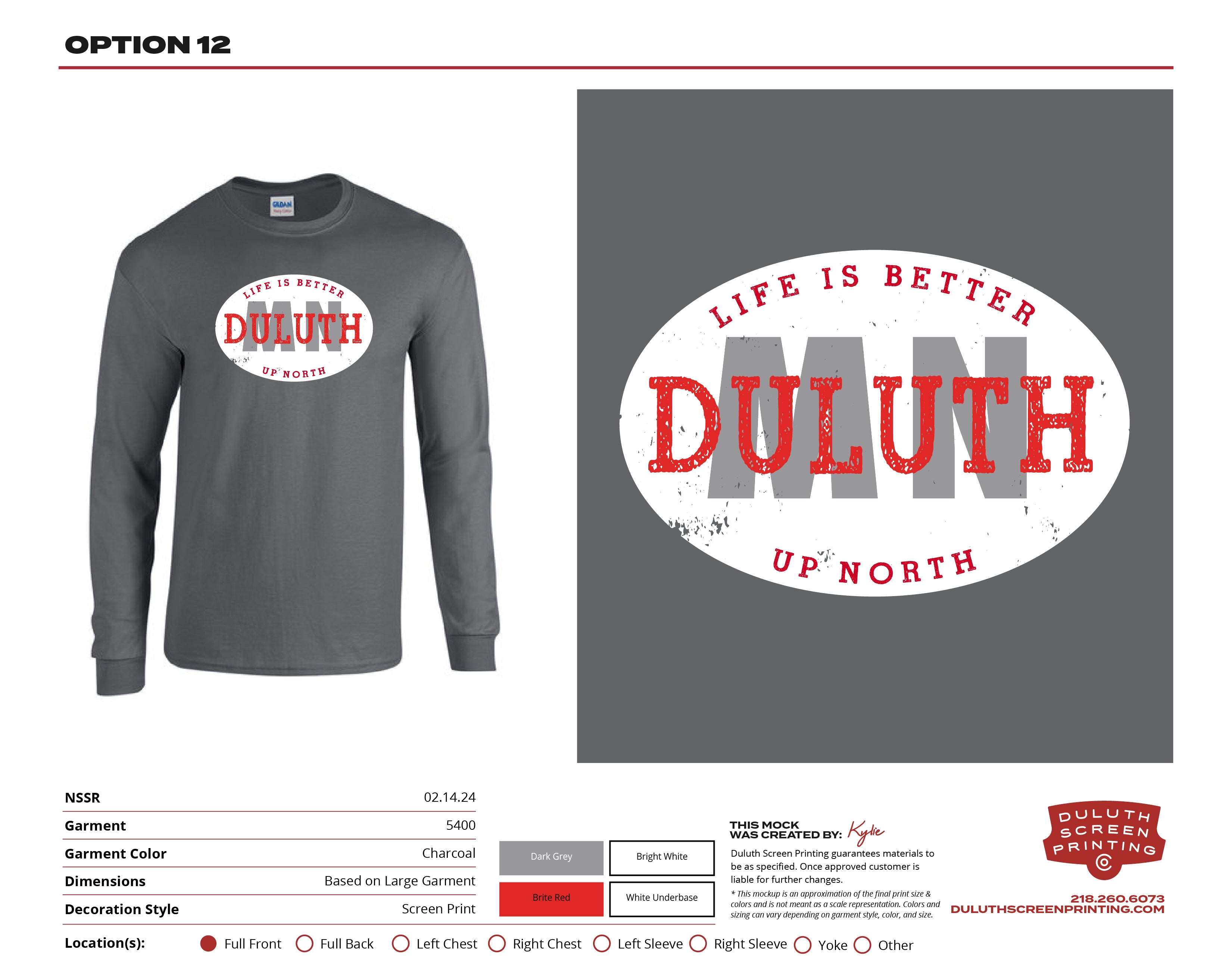 MN Duluth Heavy Blend Long Sleeve T-shirts