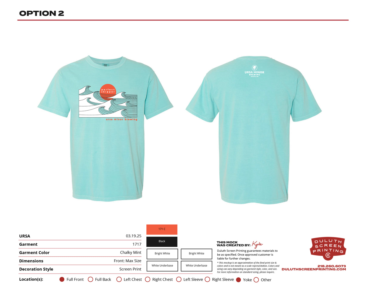 Ursa Skipper Comfort Colors Heavyweight Ring Spun Tee