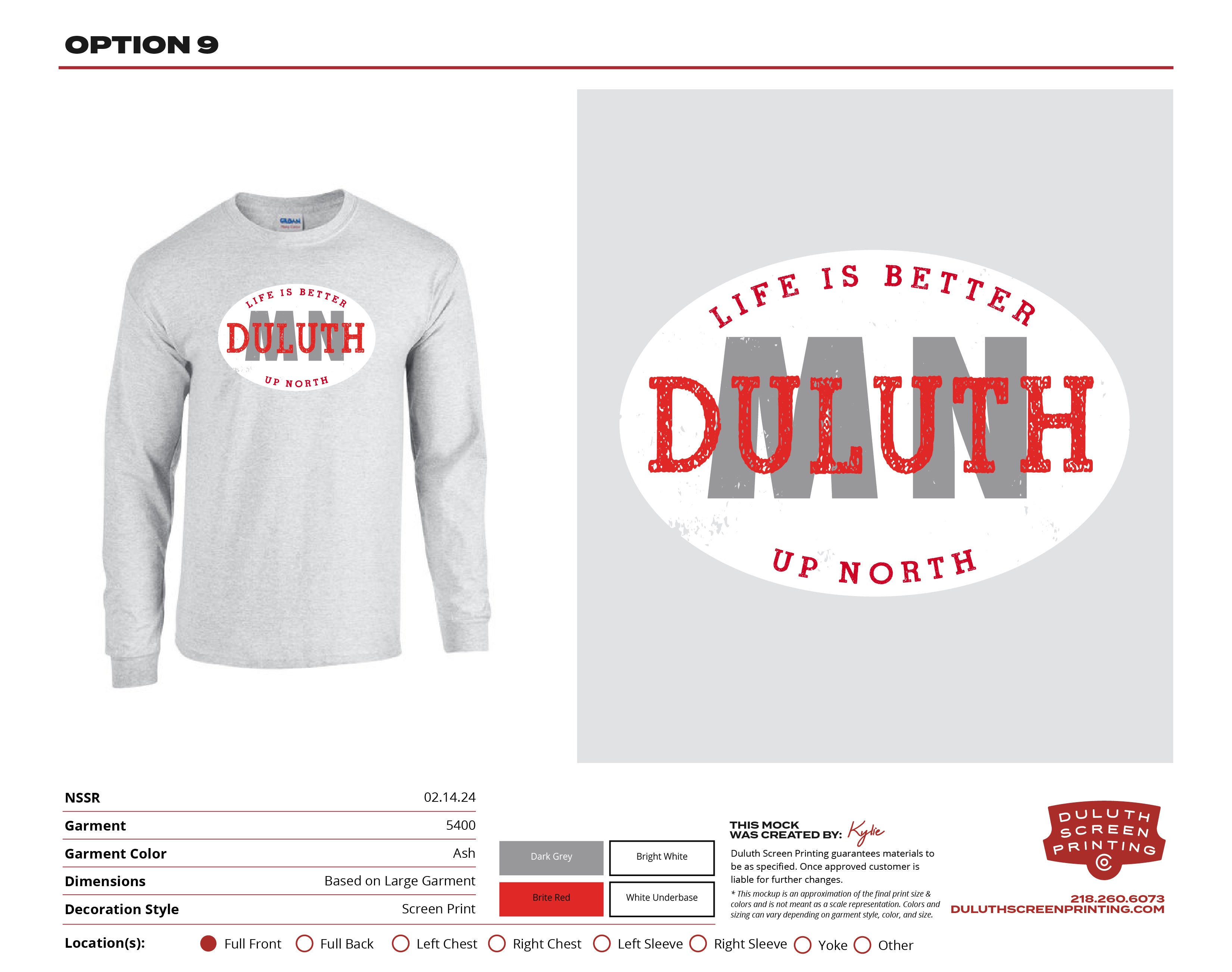 MN Duluth Heavy Blend Long Sleeve T-shirts