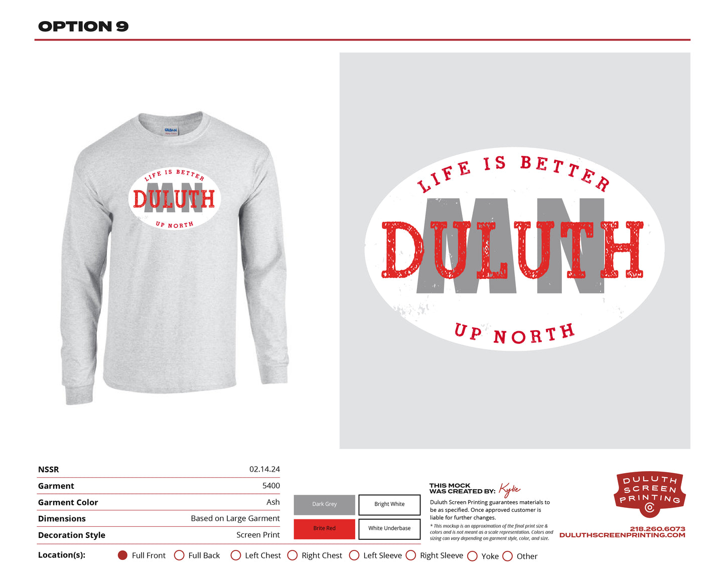 MN Duluth Heavy Blend Long Sleeve T-shirts