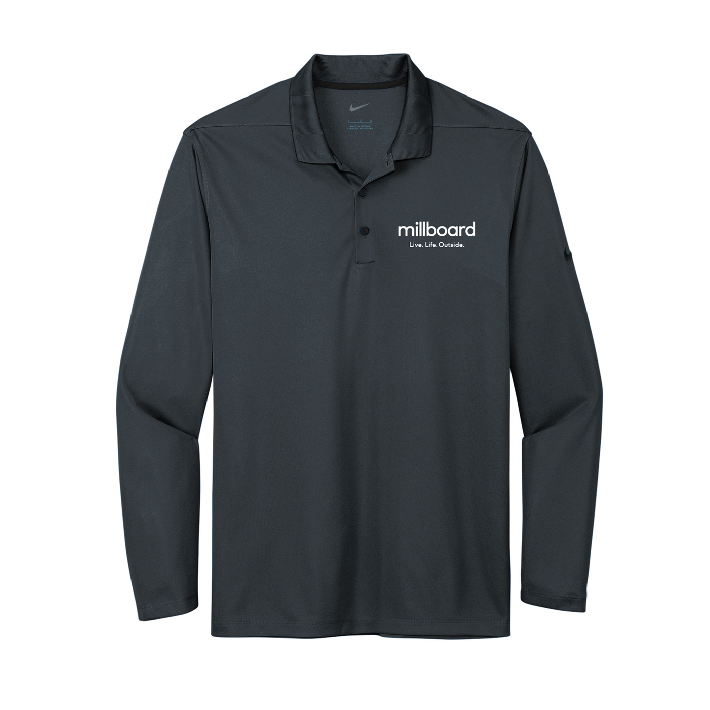 Millboard Nike Dri-FIT Micro Pique 2.0 Long Sleeve Polo