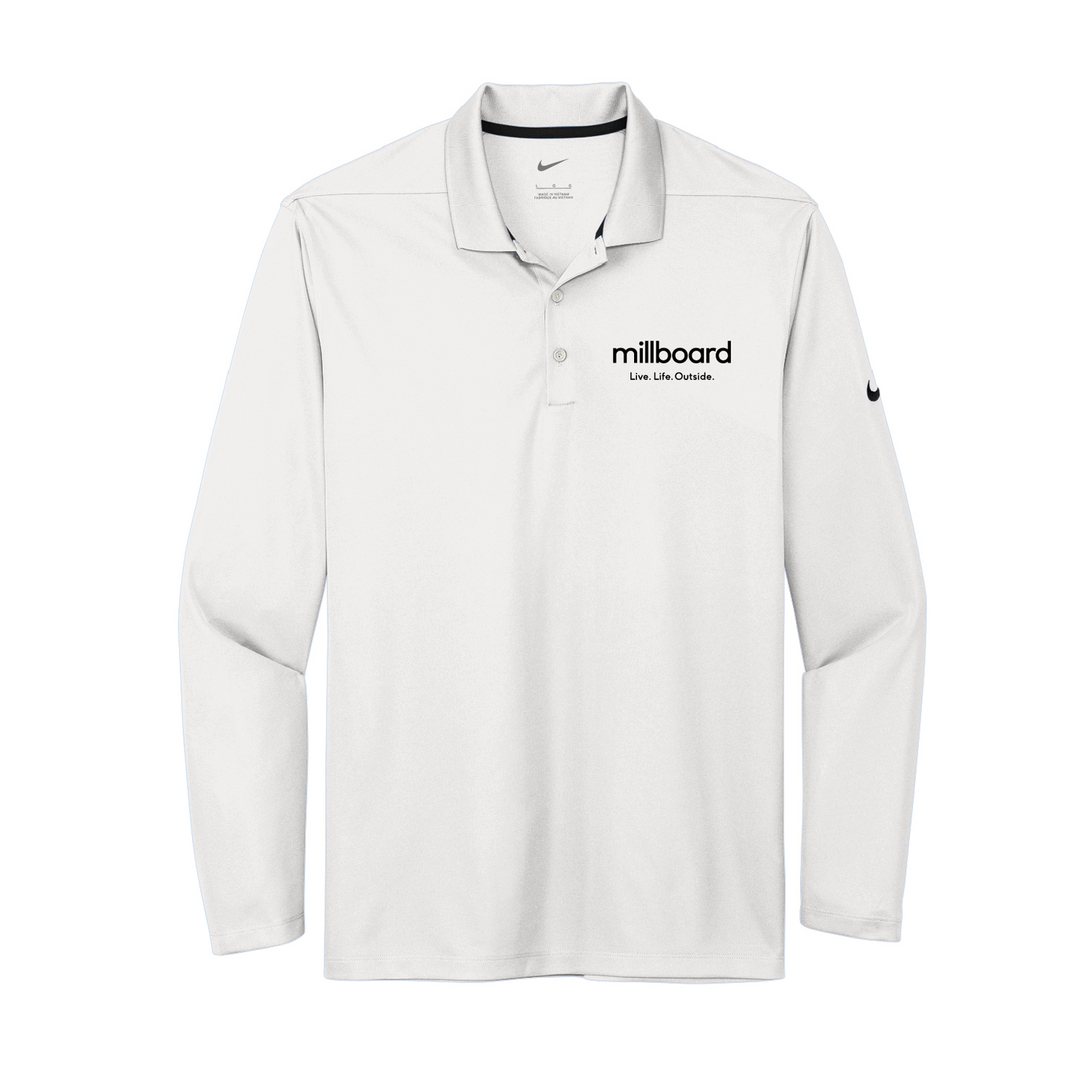 Millboard Nike Dri-FIT Micro Pique 2.0 Long Sleeve Polo