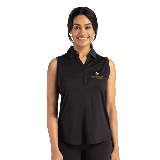 NSB Mortgage Cutter & Buck Forge Recycled Four-Way Stretch Women's Sleeveless Polo