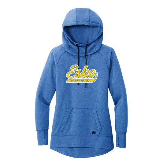 Esko Softball Ladies Tri-Blend Fleece Pullover Hoodie