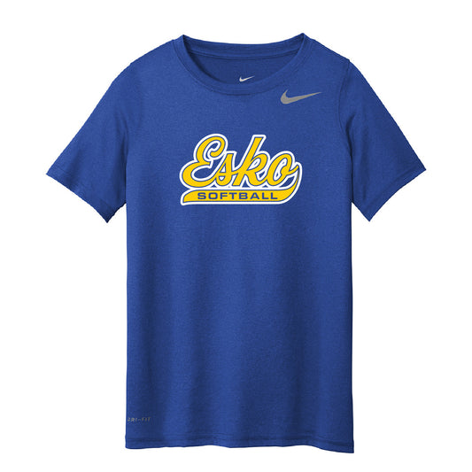 Esko Softball Nike Youth Legend Tee