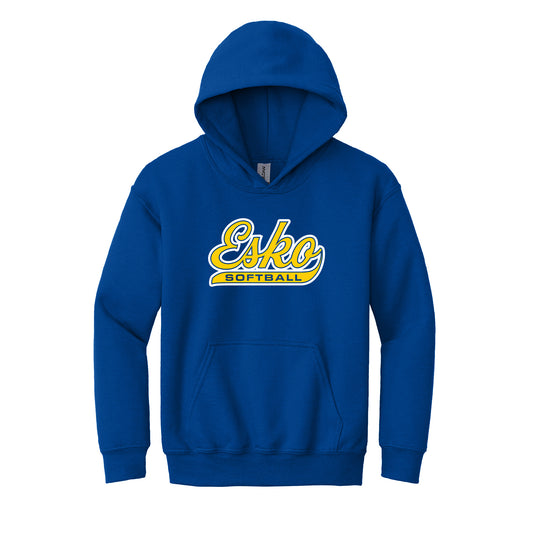 Esko Softball Youth Hooded Sweatshirt