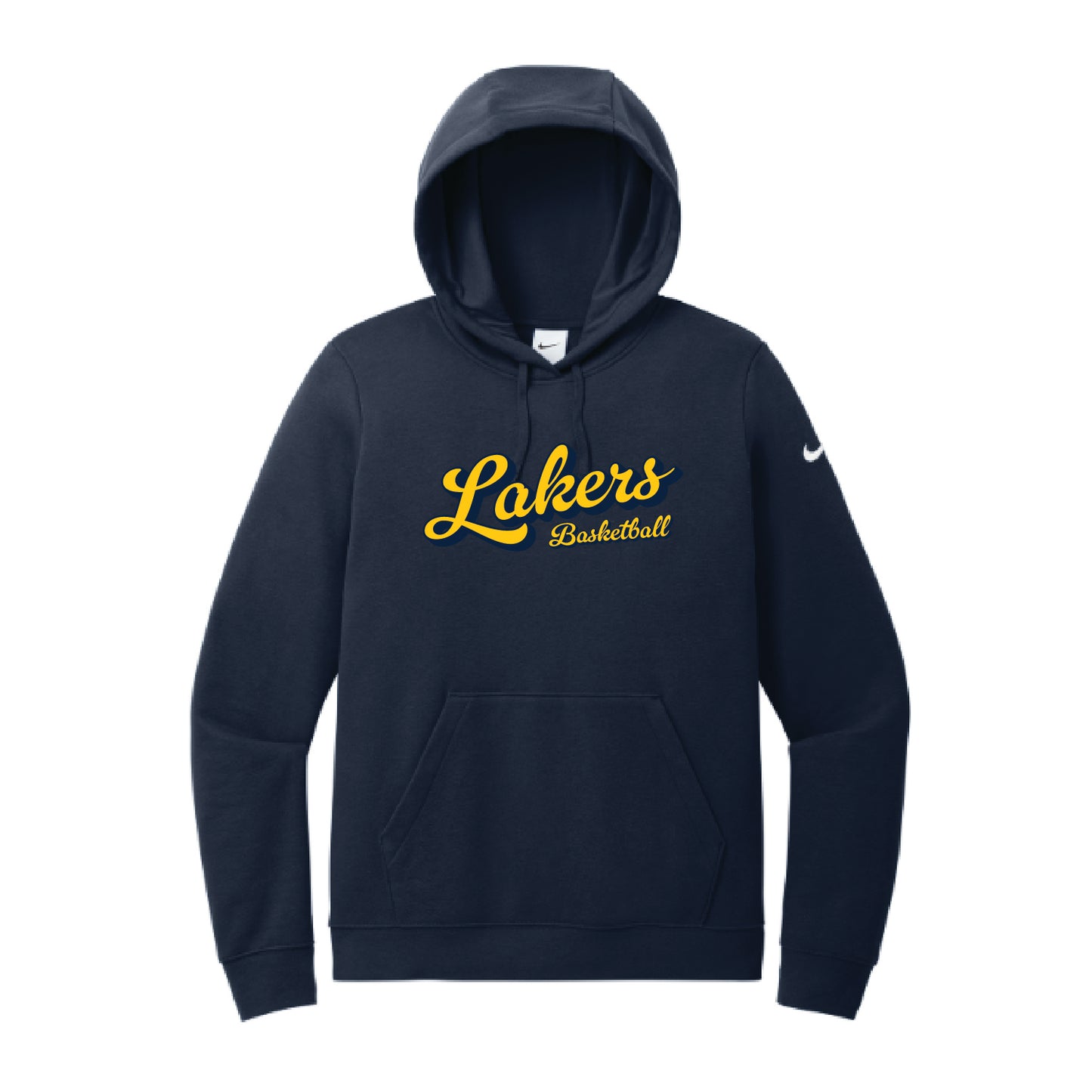 Prior Lake Basketball Women's Club Fleece Sleeve Swoosh Pullover Hoodie