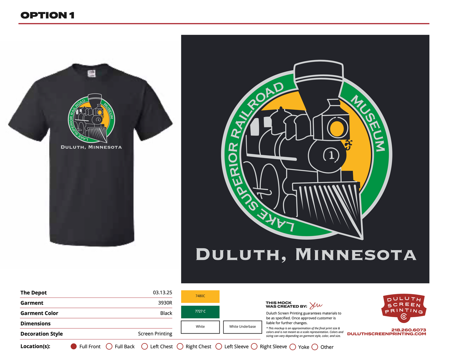 NSSRR Museum Adult Heavy Cotton Tee