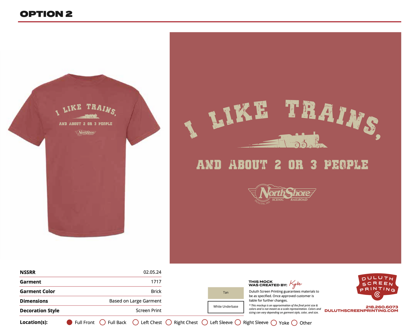 NSSRR I Like Trains Comfort Colors Heavyweight Ring Spun Tee
