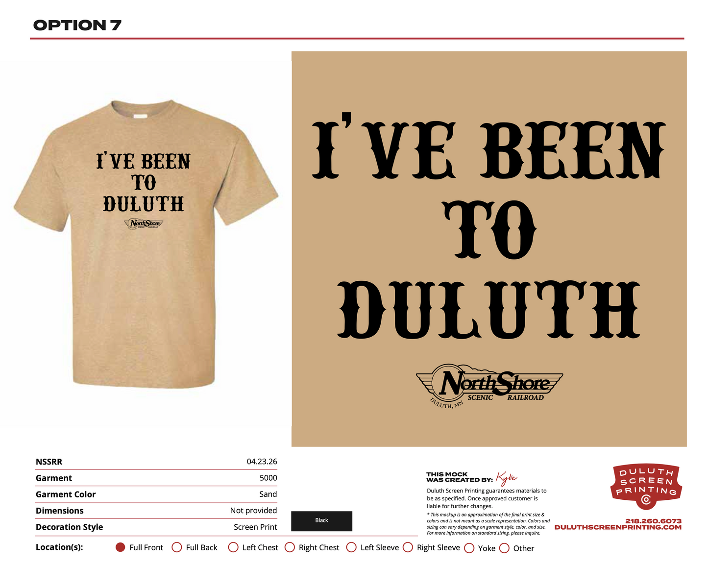 NSSRR I've Been to Duluth Sand Heavy Blend Tee