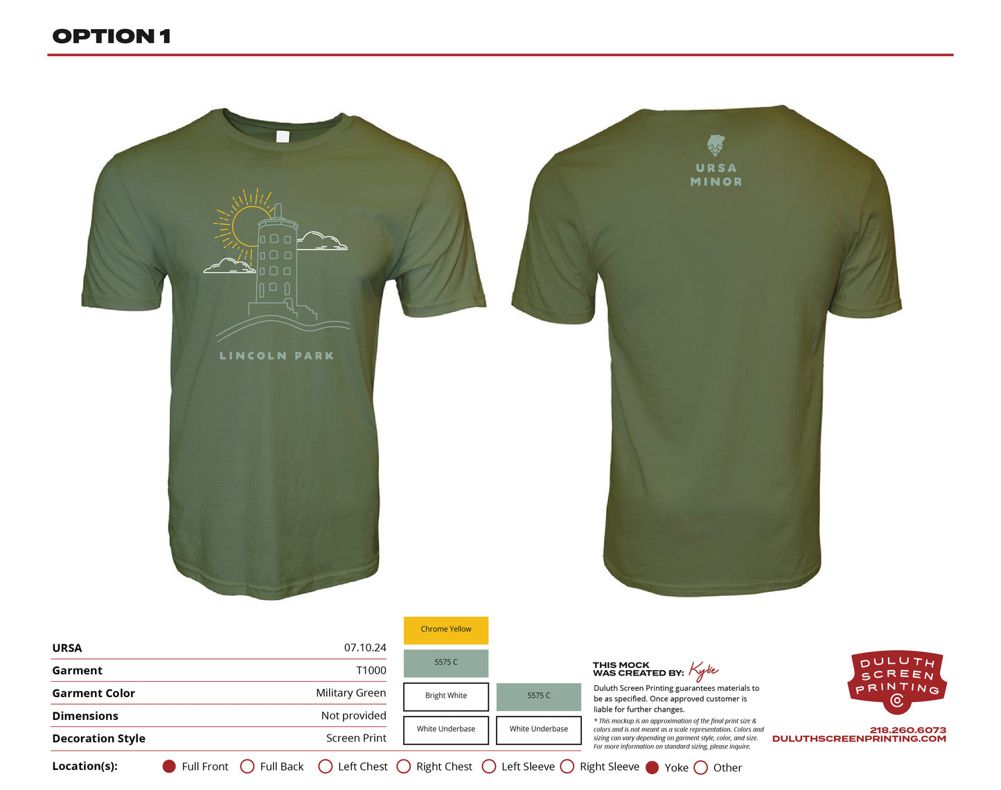 Ursa Lincoln Park Threadfast Epic Unisex T-shirt