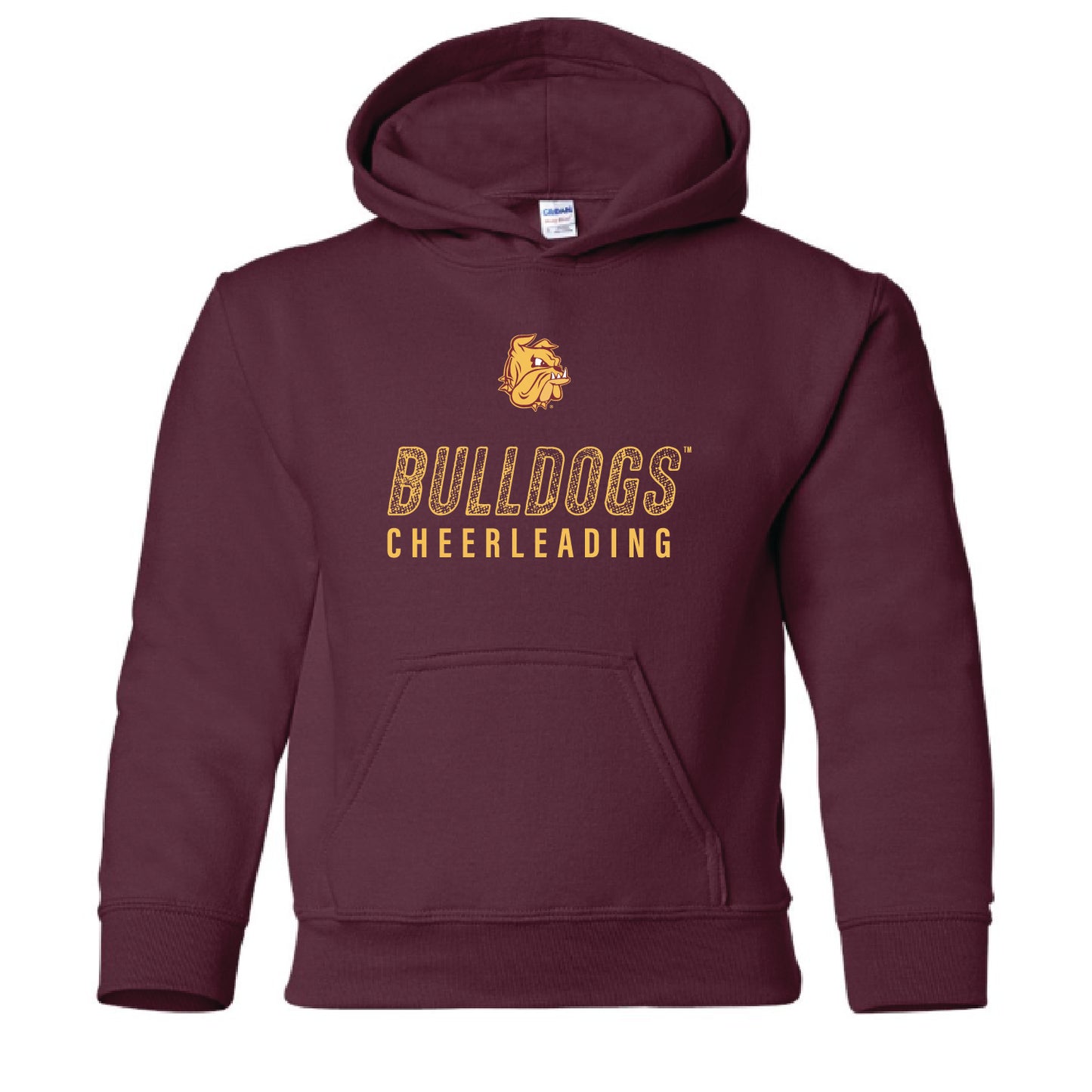 UMD Cheerleading Youth Hooded Sweatshirt
