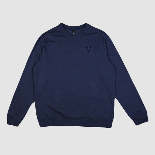 Must Be Minnesota Embroidered Triangle Perfect Weight Fleece Crew