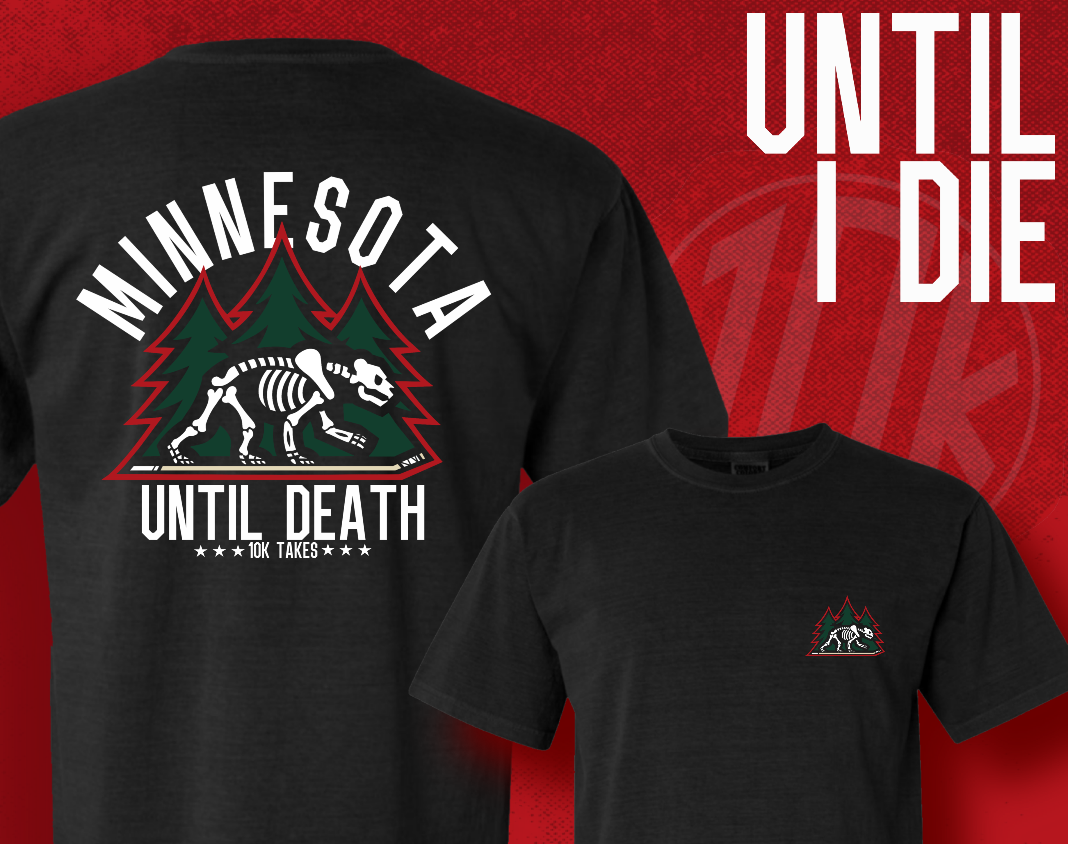 10K Until I Die Heavyweight T-shirt