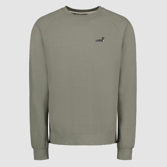 Must Be Minnesota Loon Icon Vintage Fleece Raglan Crewneck