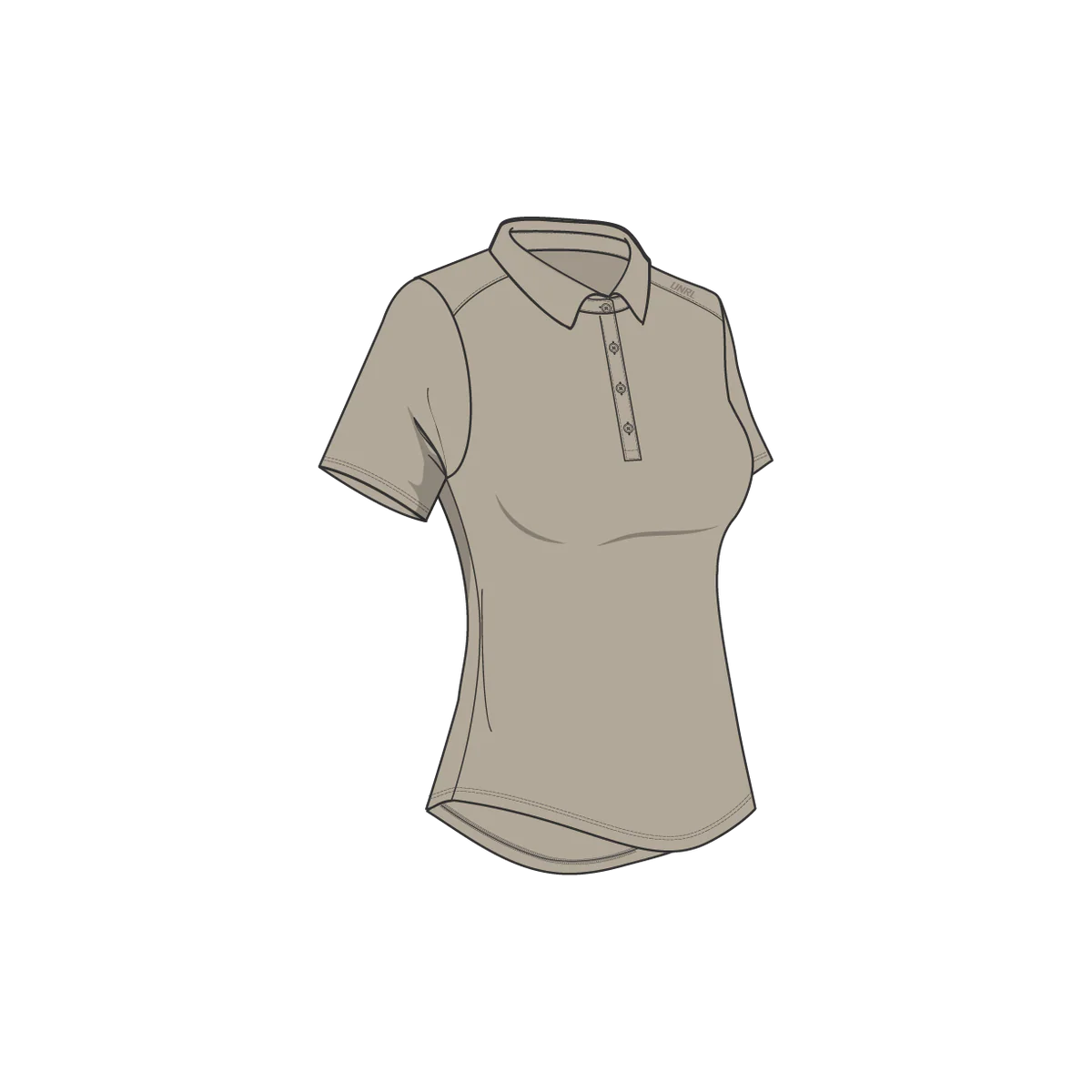 DSP BLANKS UNRL Women's Short Sleeve Pique Pro Polo
