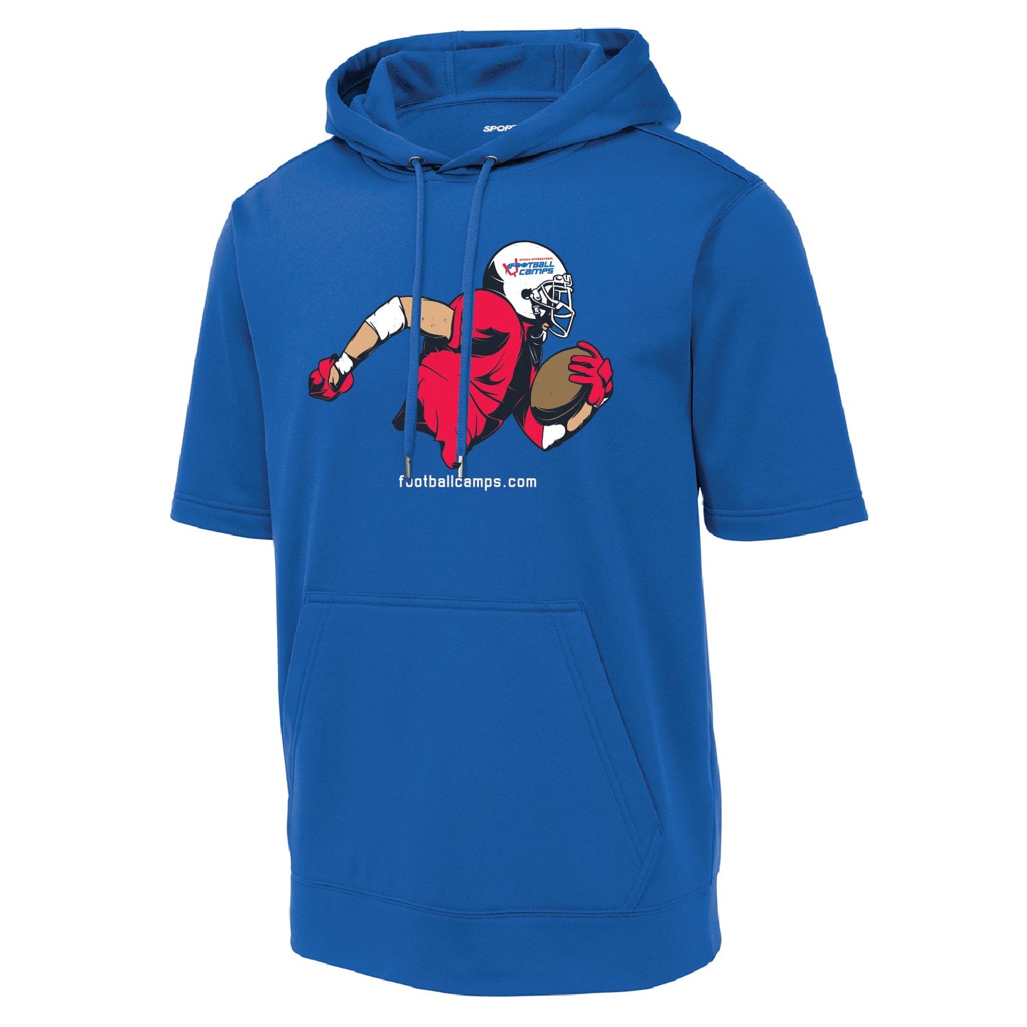 Sports International Sport-Wick ® Fleece Short Sleeve Hooded Pullover