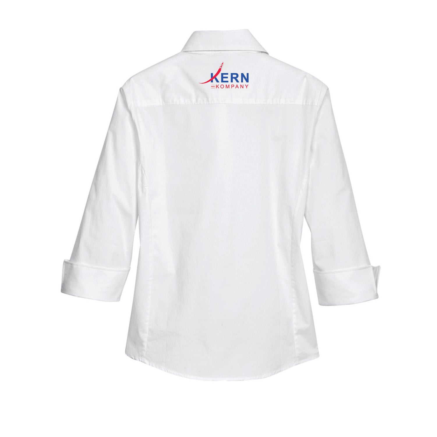 Airshow Member Ladies' Perfect Fit™ 3/4-Sleeve Stretch Poplin Blouse - DSP On Demand