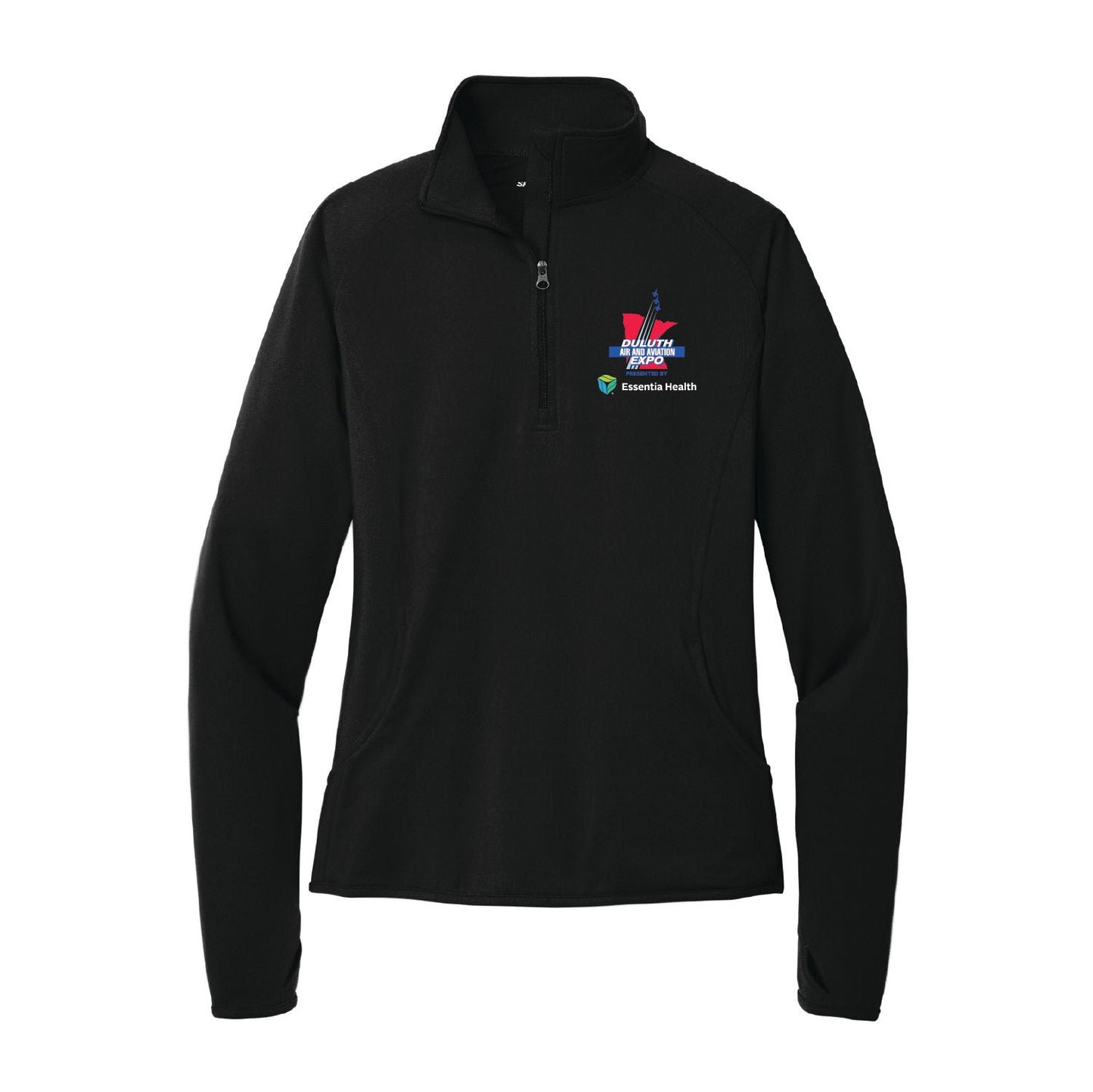 Airshow Member Ladies Sport-Wick® Stretch 1/4-Zip Pullover - DSP On Demand