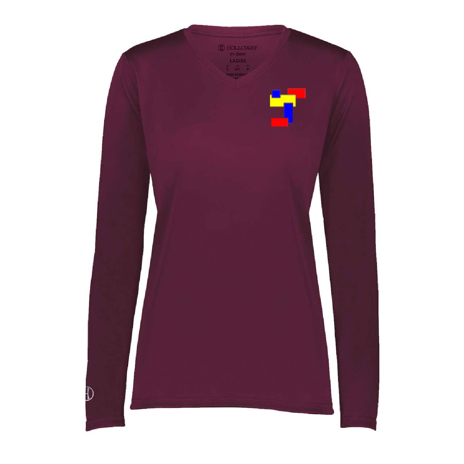 Arola Women's Momentum Long Sleeve V-Neck T-Shirt - DSP On Demand