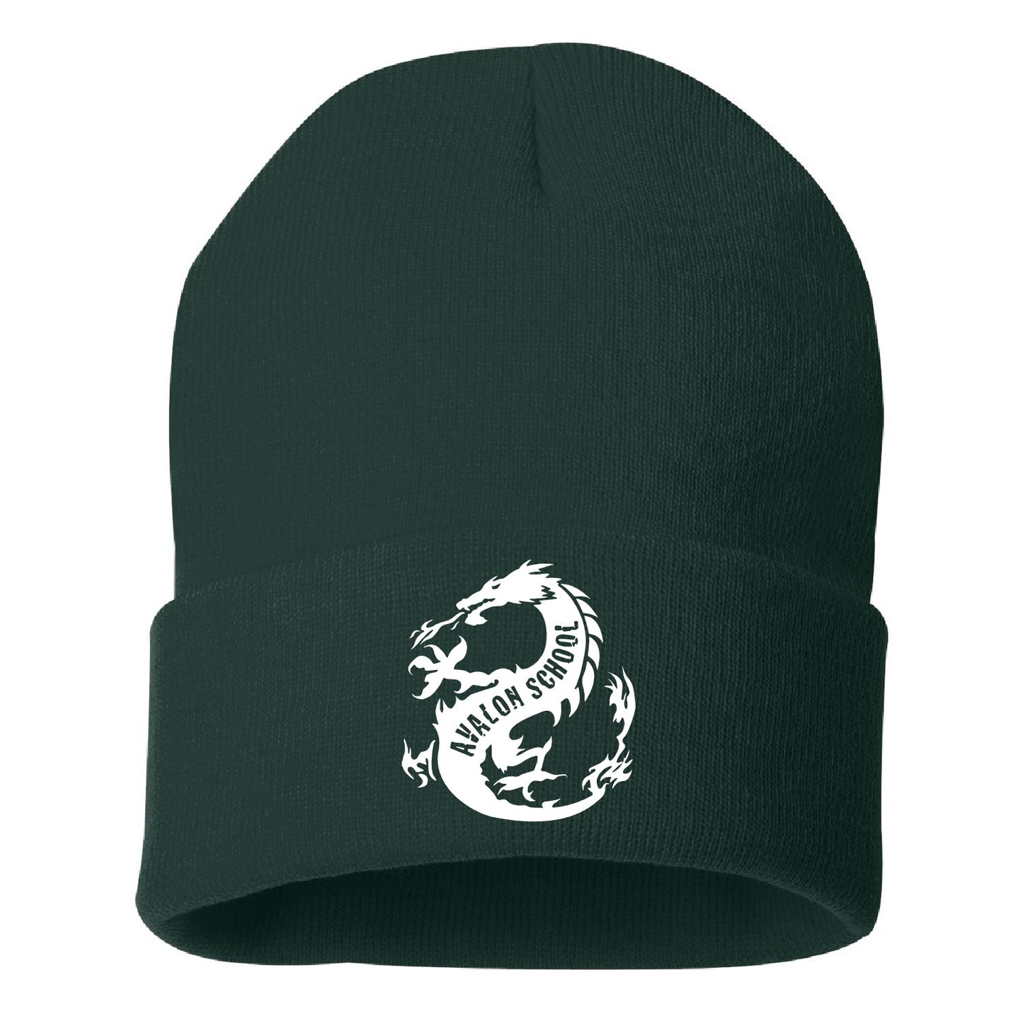 Avalon School Solid 12" Cuffed Beanie - DSP On Demand