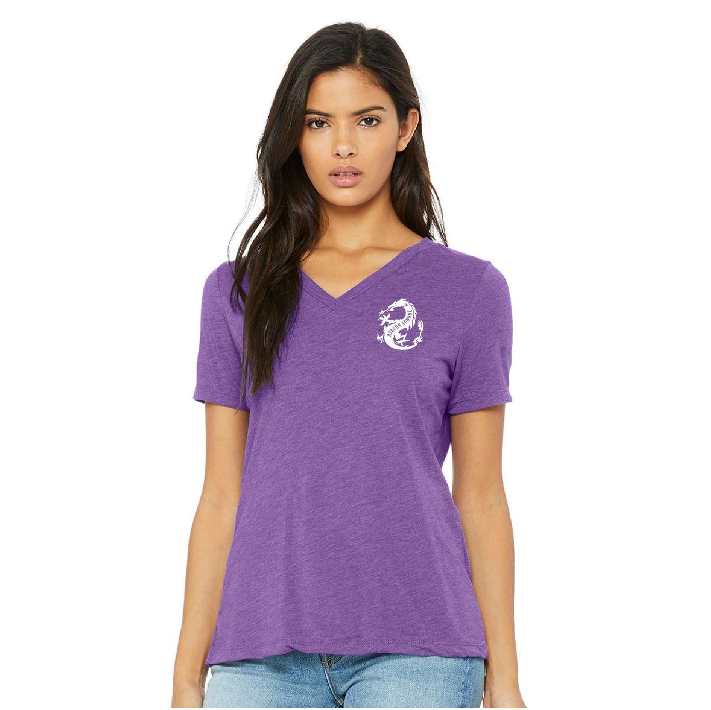 Avalon School Women's Triblend V-Neck Tee - DSP On Demand