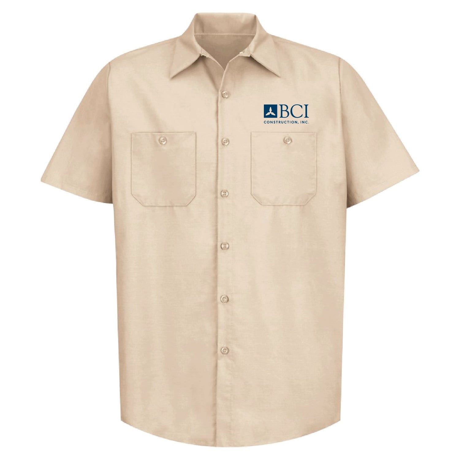 BCI Industrial Short Sleeve Work Shirt - DSP On Demand