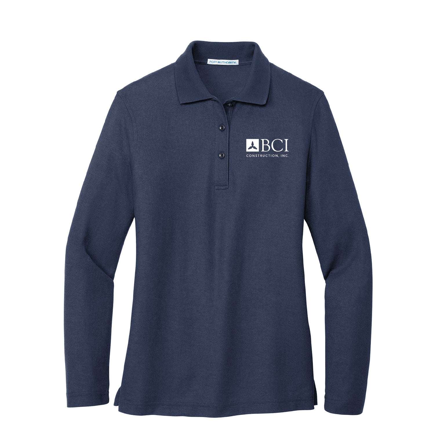 BCI Ladies Silk Touch™ Long Sleeve Polo - DSP On Demand