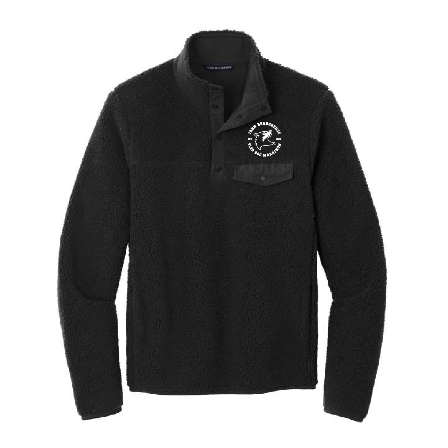 Beargrease Camp Fleece Snap Pullover - DSP On Demand