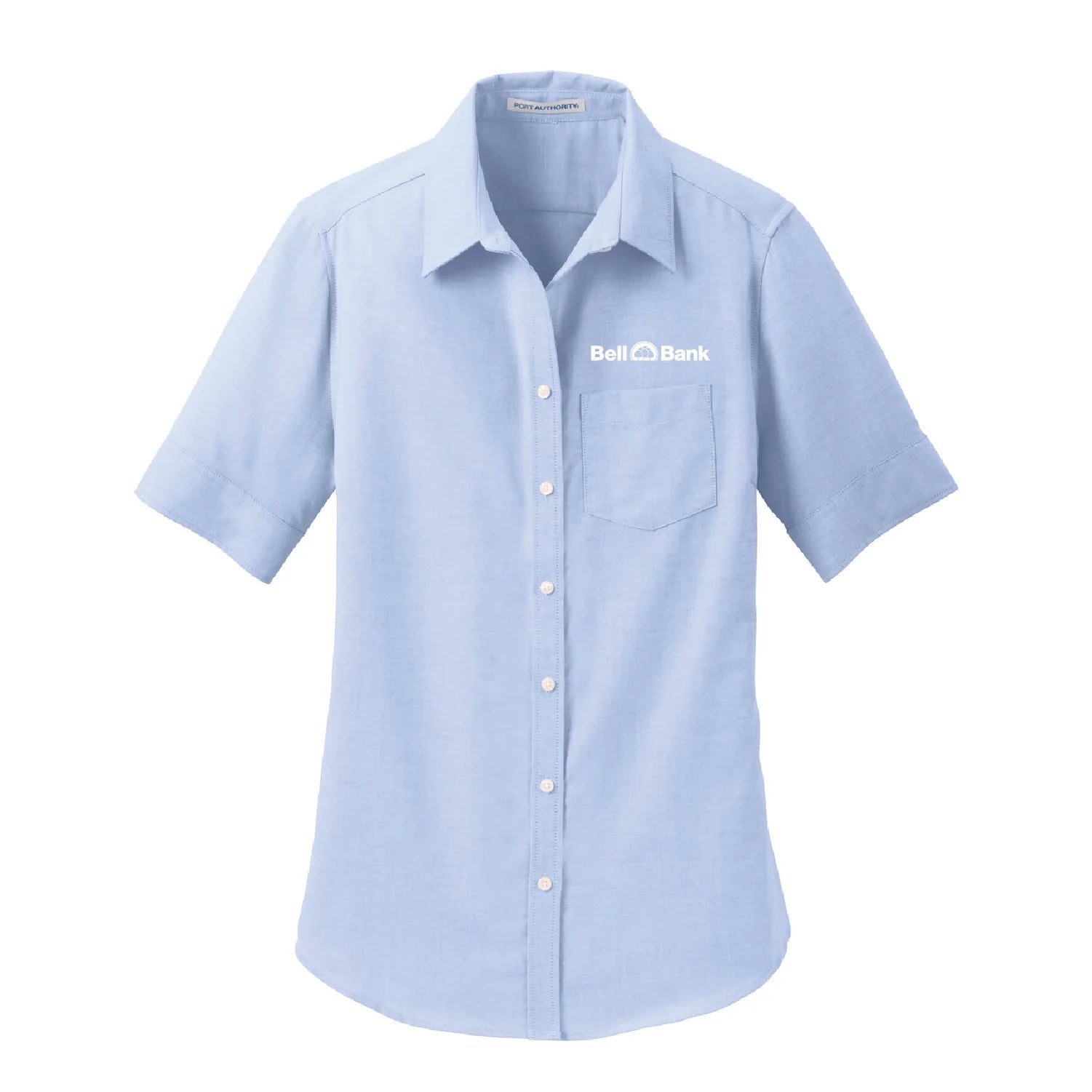 Bell Bank Ladies Short Sleeve SuperPro™ Oxford Shirt - DSP On Demand