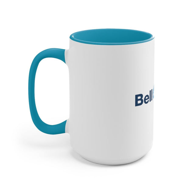 Bell Bank Two-Tone Coffee Mugs, 15oz - DSP On Demand