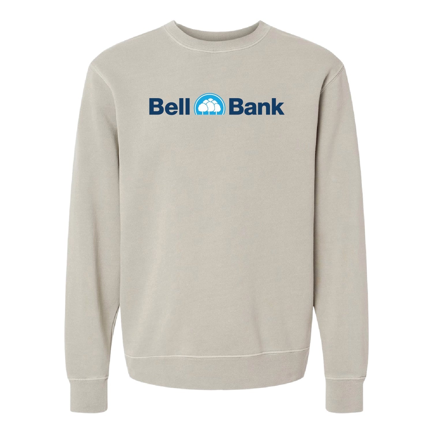 Bell Bank Unisex Midweight Pigment-Dyed Crewneck Sweatshirt - DSP On Demand