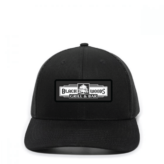 Black Woods Trucker Hat - DSP On Demand