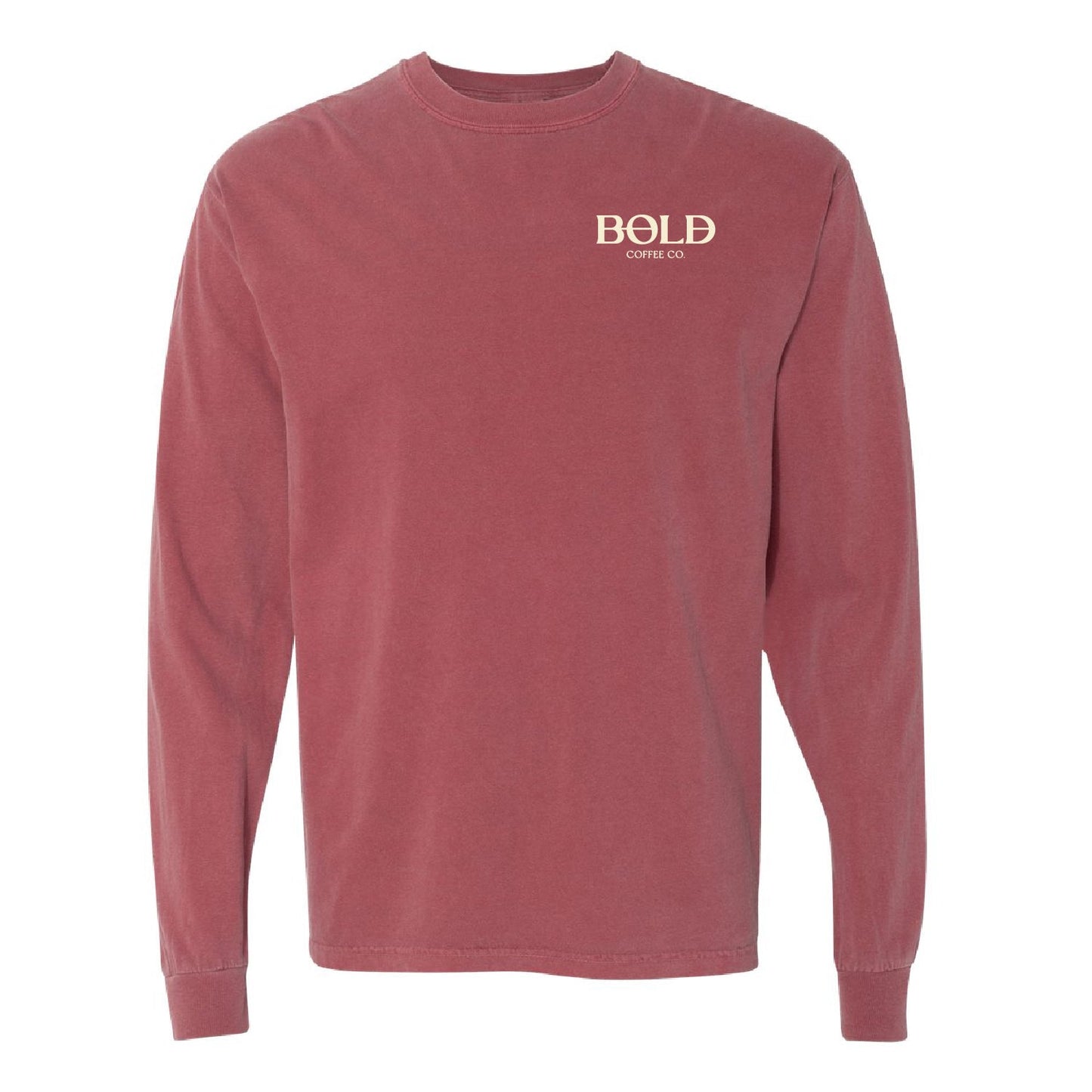 Bold Coffee CO Garment-Dyed Heavyweight Long Sleeve T-Shirt 2 - DSP On Demand