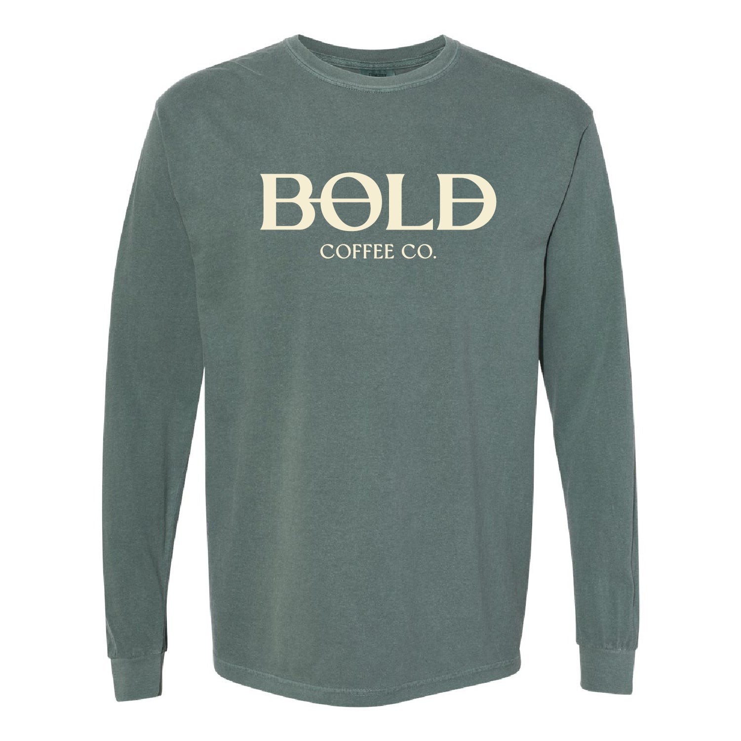 Bold Coffee CO Garment-Dyed Heavyweight Long Sleeve T-Shirt 3 - DSP On Demand