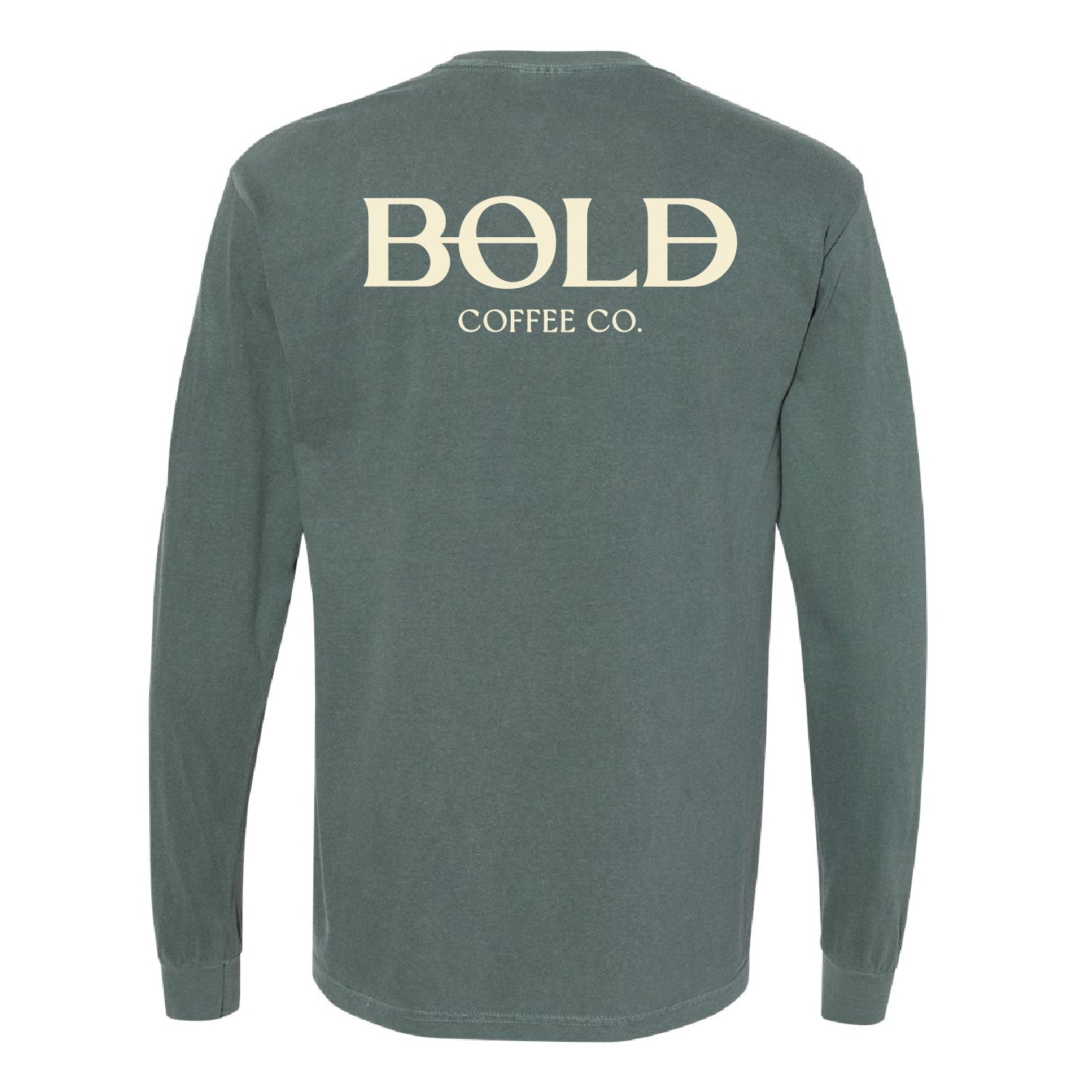 Bold Coffee CO Garment-Dyed Heavyweight Long Sleeve T-Shirt - DSP On Demand