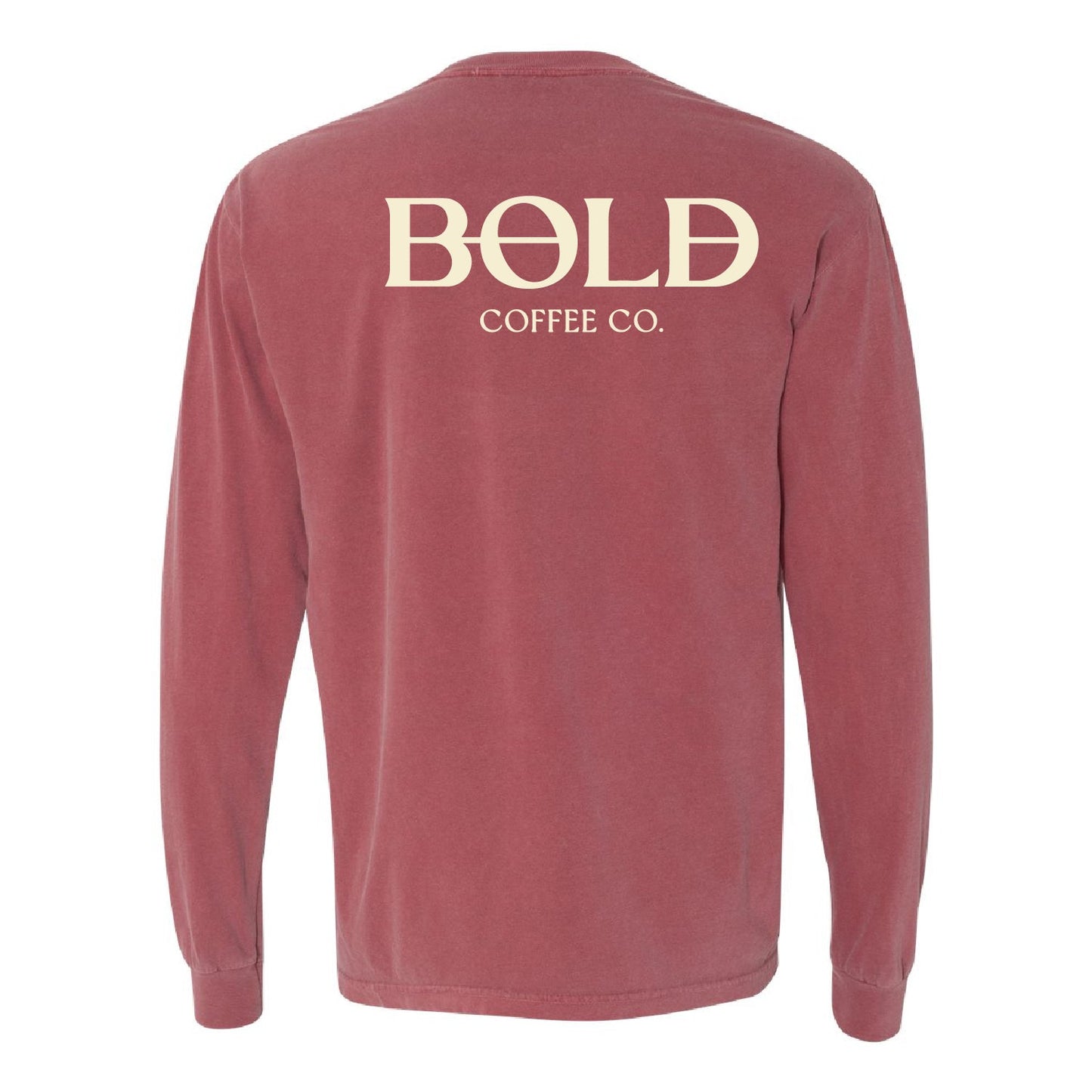 Bold Coffee CO Garment-Dyed Heavyweight Long Sleeve T-Shirt - DSP On Demand