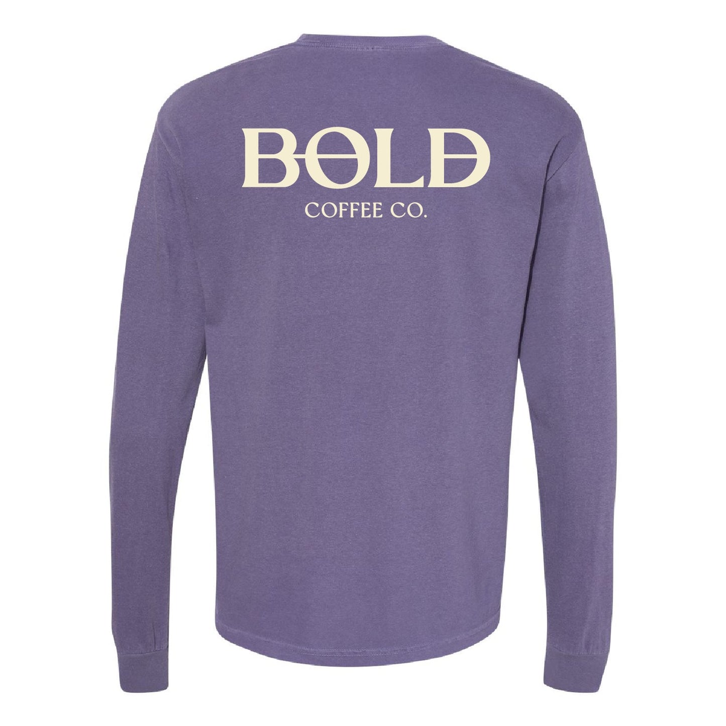 Bold Coffee CO Garment-Dyed Heavyweight Long Sleeve T-Shirt - DSP On Demand