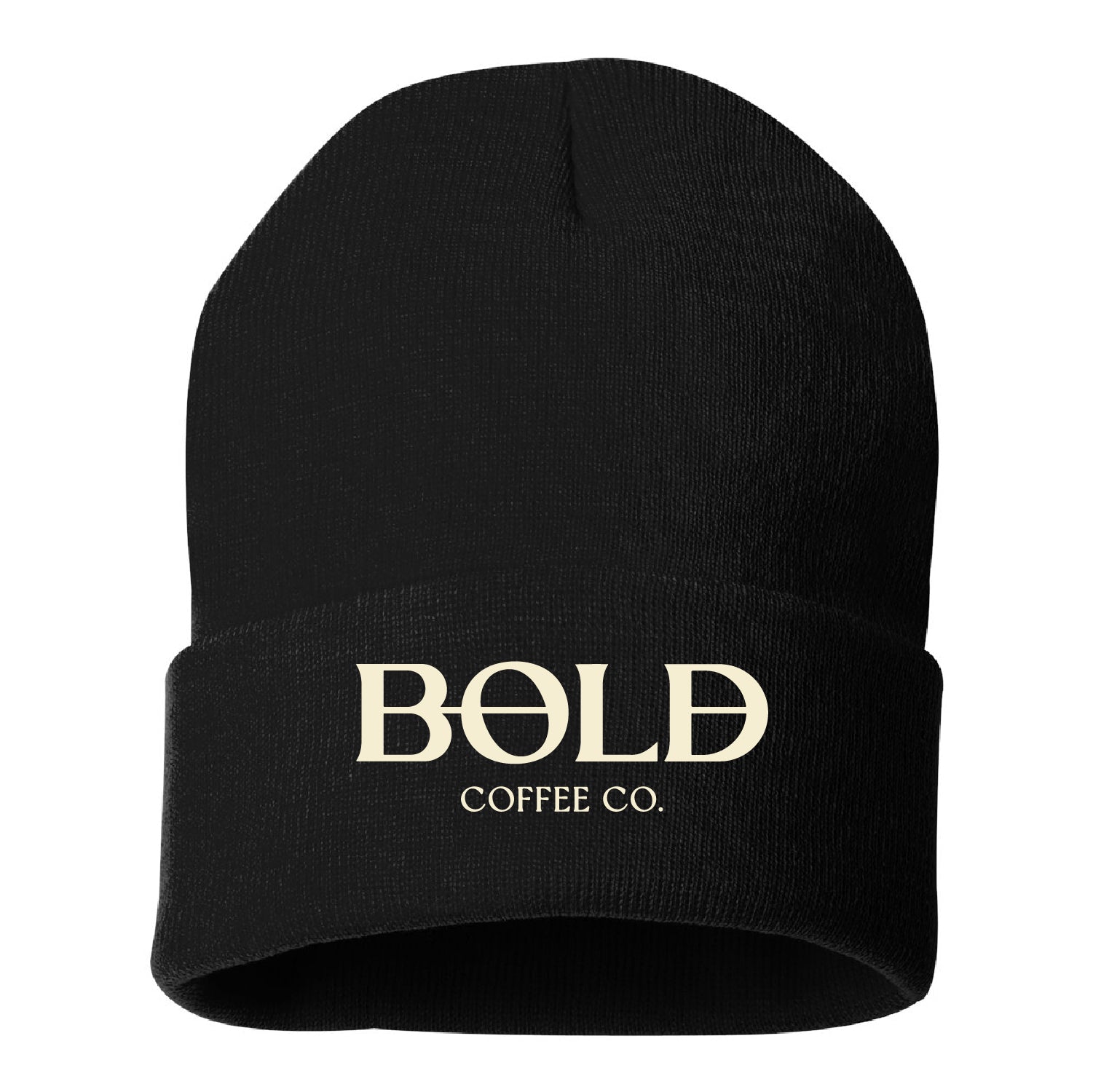 Bold Coffee Co Solid 12" Cuffed Beanie - DSP On Demand